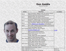 Tablet Screenshot of geddis.org